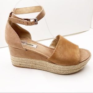 {Steve Madden} Apolo Suede Wedge Espadrilles